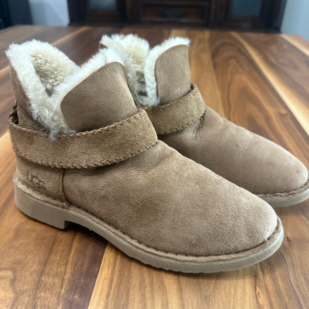 Chestnut UGG ankle boots